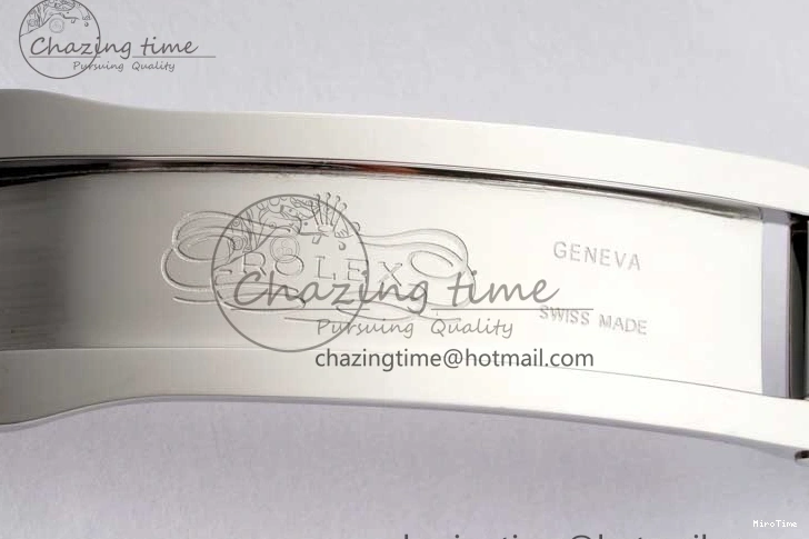 MiroTime 0508 Seasonal DateJust 36mm SS RG DIWF 1:1 Best Edition 904L Steel White Stick Dial on Jubilee Oyster SA 2306